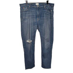 Hudson Jeans Jude Slouch Skinny Crop Distressed Size 32